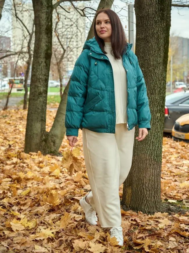 Пуховая куртка ЭттоПлюс 2553 Размер 48-54 фото 163