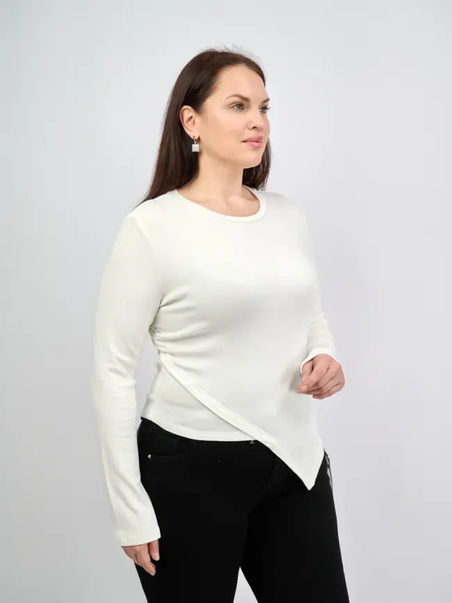 Лонгслив 25209 Размер 48-54 фото 4