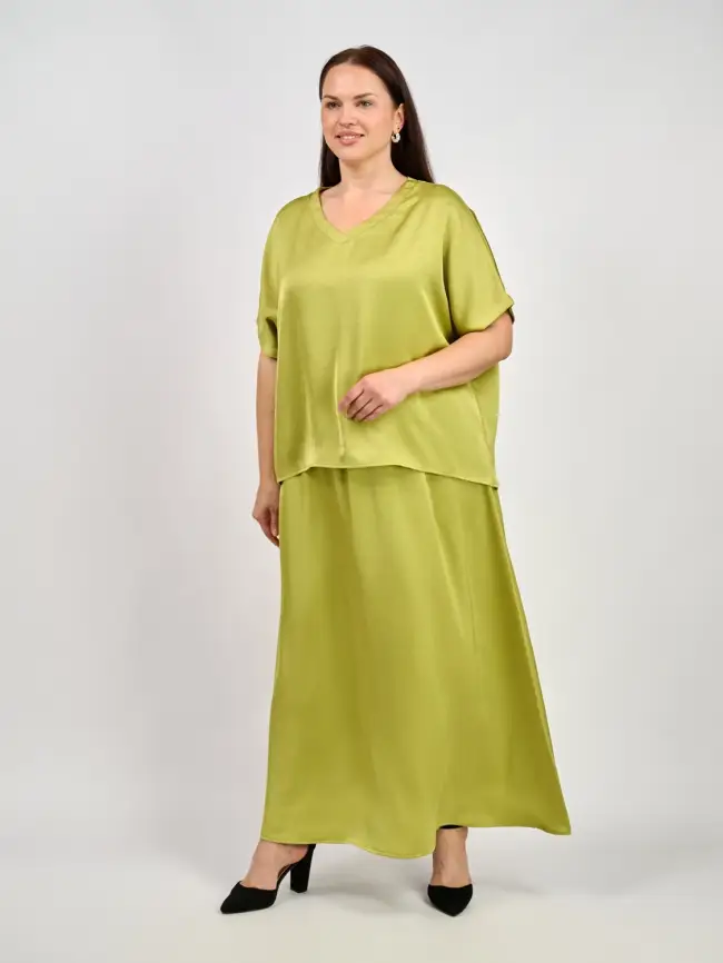 Юбка ЭттоПлюс 1001-2 Размеры 52-58 фото 73