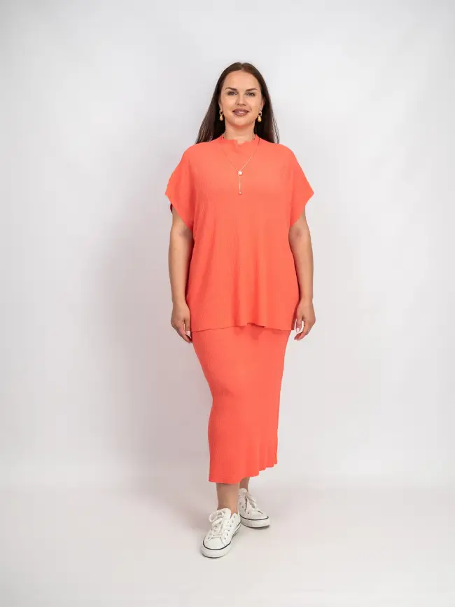 Юбка облегченная трикотажная ЭттоПлюс 2136 Размер 50-58 фото 51