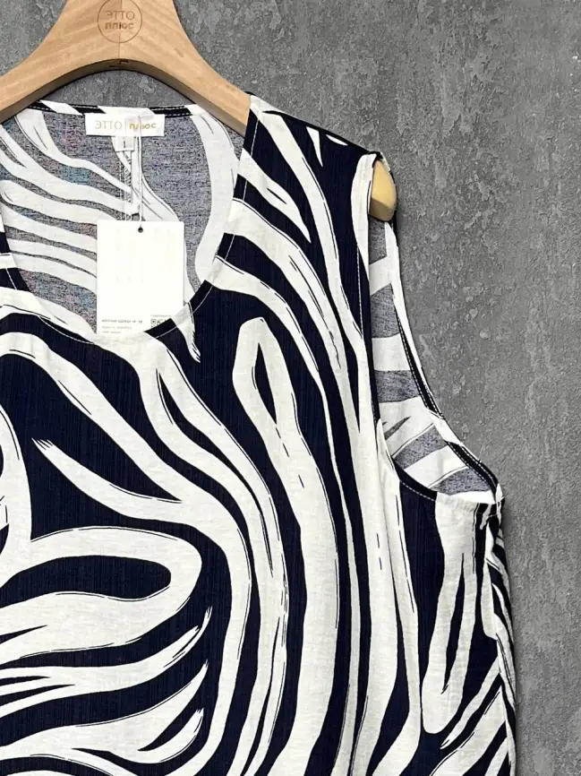 Сарафан ЭттоПлюс 048 размеры 52- 56 фото 7