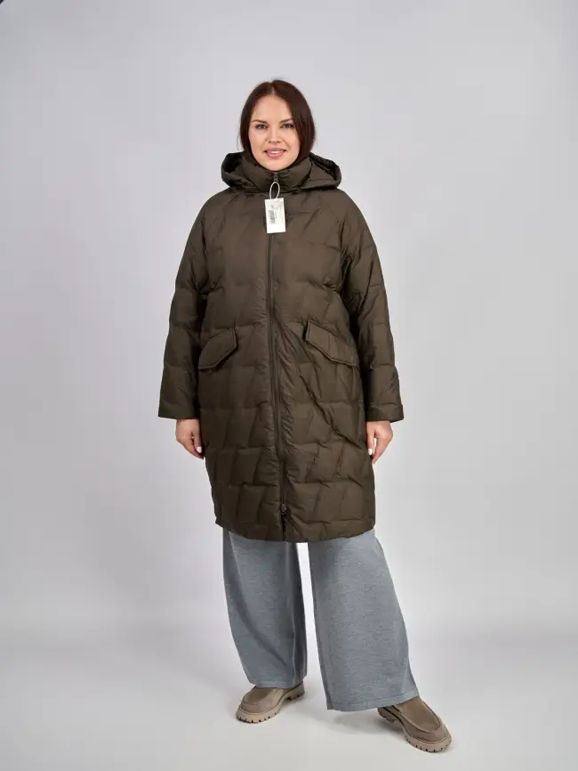 Пальто "Зиг-Заг" 6536 Размер 50-56 фото 33