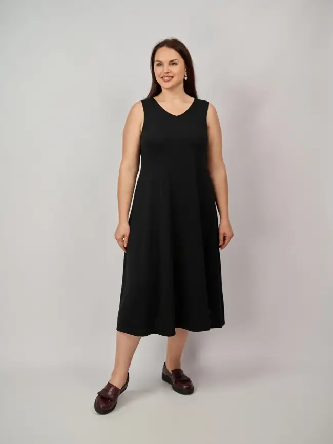 Платье с накидкой 23338 Размер 50-58 фото 6