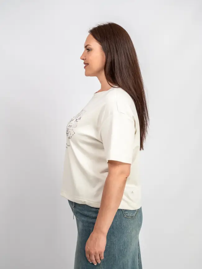 Футболка с принтом 95143 Размер 50-54 фото 27