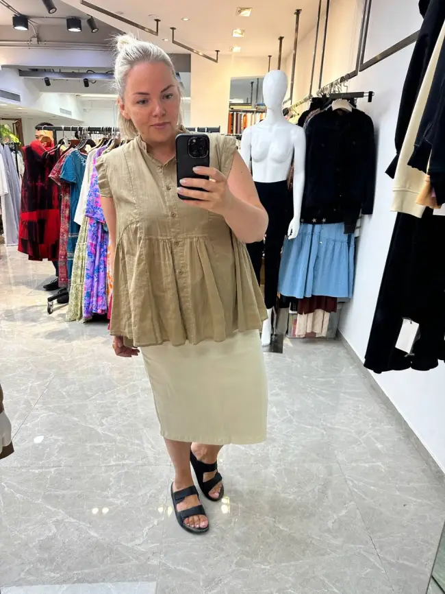 Рубашка с коротким рукавом ЭттоПлюс 8963 Размер 52-58 фото 5