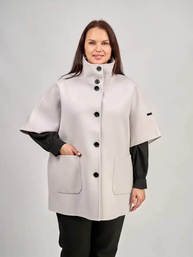 Пальто шерсть 0718 Размер 50-58 фото 44