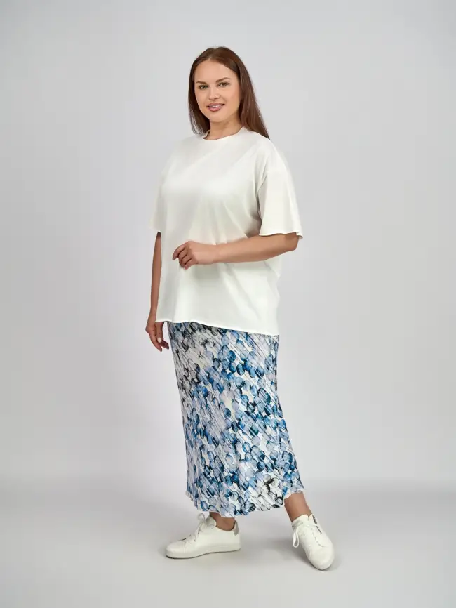 Юбка ЭттоПлюс 34190-3 Размеры 50-58 фото 4