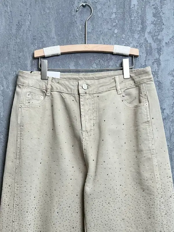 Джинсы в стразах 6788 Размеры 52-58 фото 47