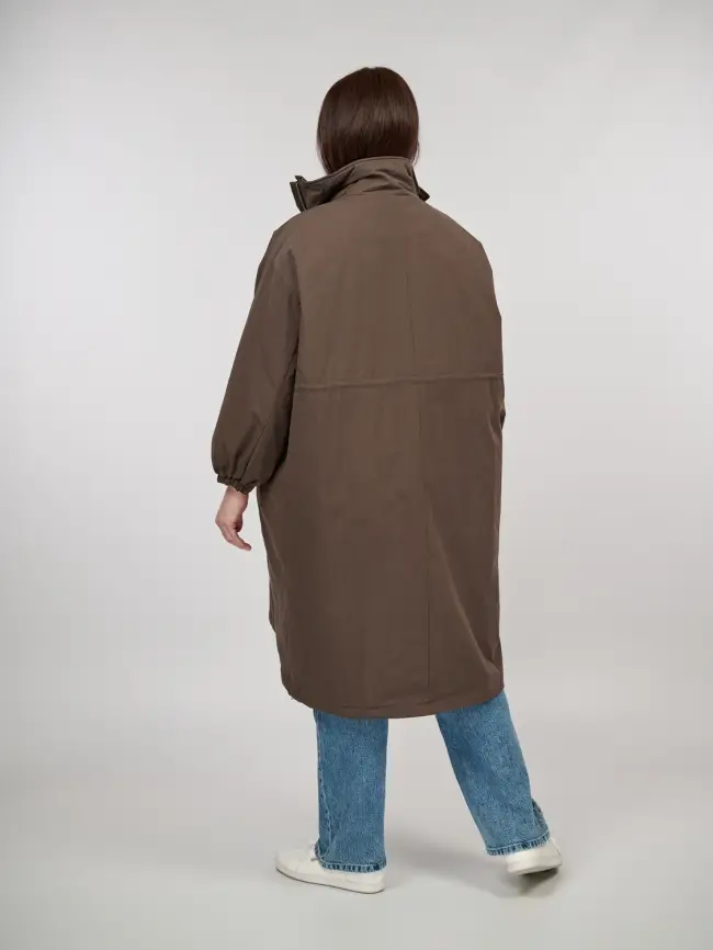 Плащ с утепленной подкладкой 8401 Размер 54-60 фото 19