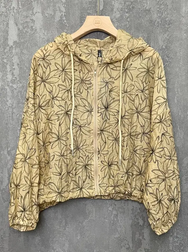 Ветровка-пыльник на молнии 9182 Размер 50-58 фото 40