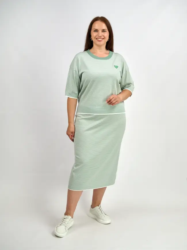 Костюм двойка ЭттоПлюс 25418 Размеры 52-58 фото 2