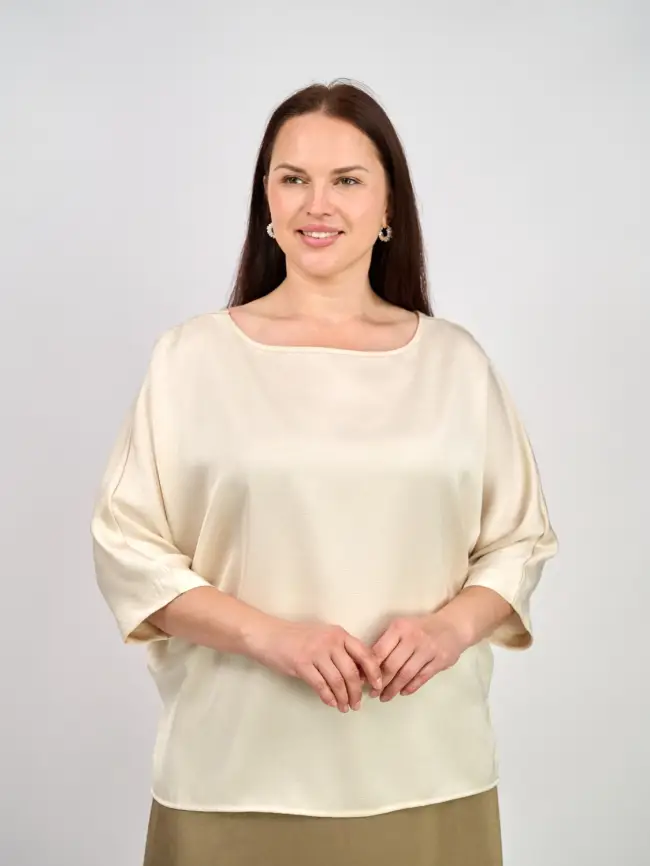 Блуза ЭттоПлюс 1005 Размер 50-58 фото 66