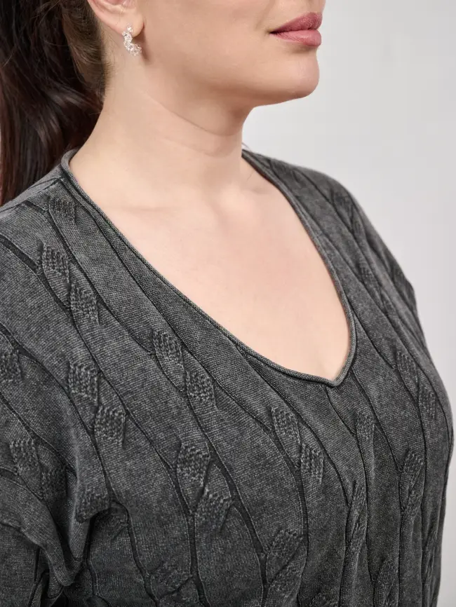 Джемпер Италия косы 3388 Размер 50-58 фото 36