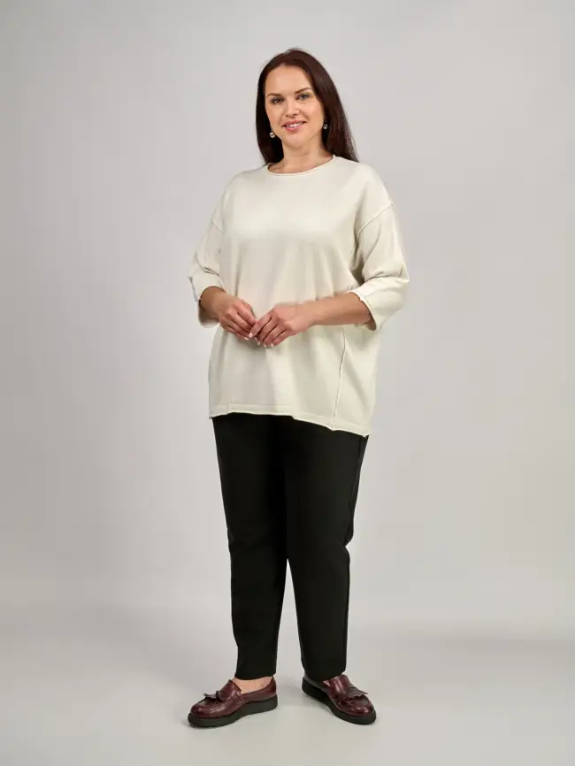 Джемпер ЭттоПлюс 1002 Размер 50-58 фото 13