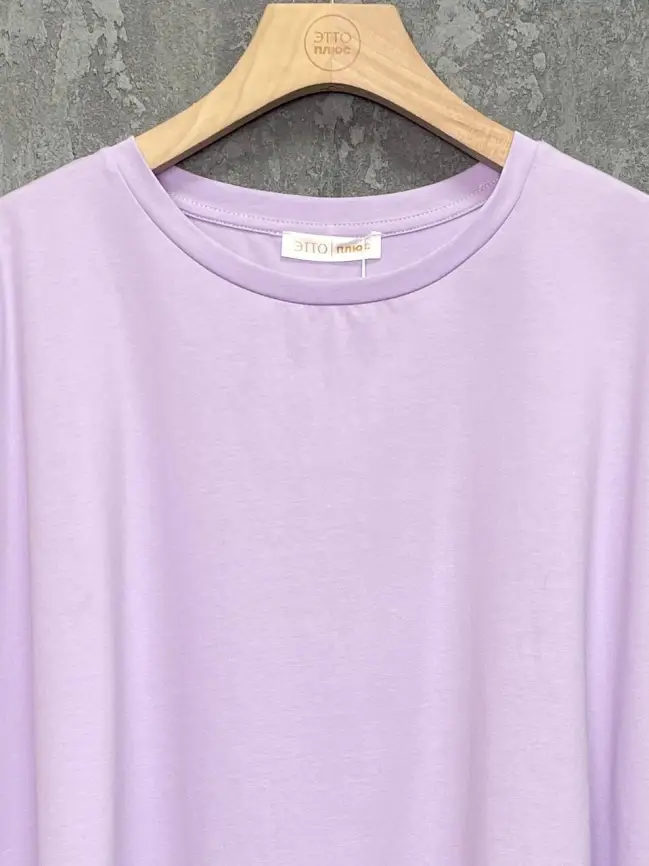Футболка база ЭттоПлюс Хлопок 0019-1 Размер 50-58 фото 5