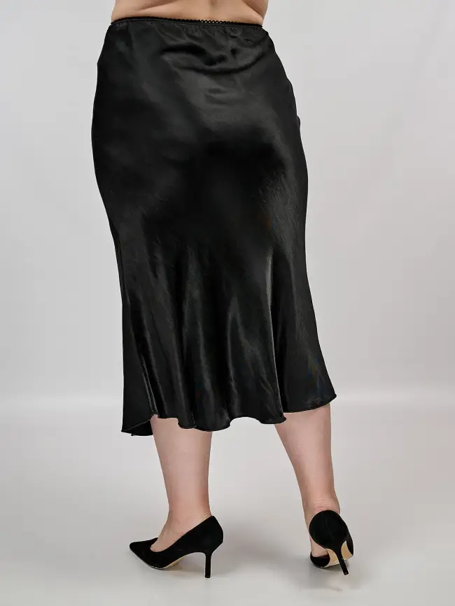 Юбка атлас 9298-1 Размер 48-56 фото 18