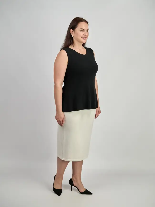 Юбка-карандаш ЭттоПлюс 272-1 Размер 54-58 фото 76