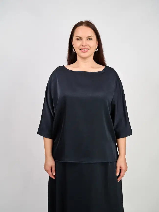 Блуза ЭттоПлюс 1005 Размер 50-58 фото 76