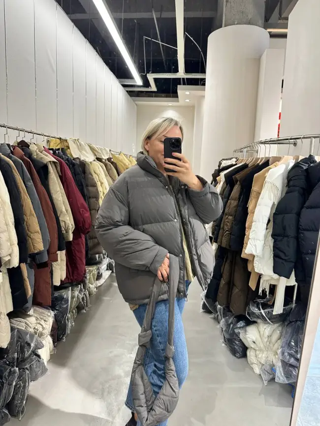 Куртка+сумка 5004 Размер 48-56 фото 5