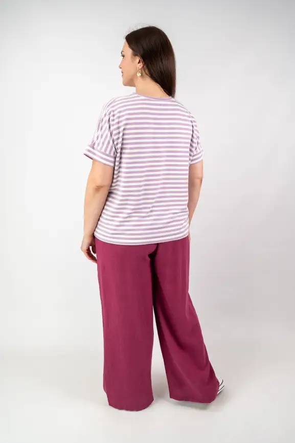 Футболка в полоску ЭттоПлюс 010-1 Размер 50-58 фото 41