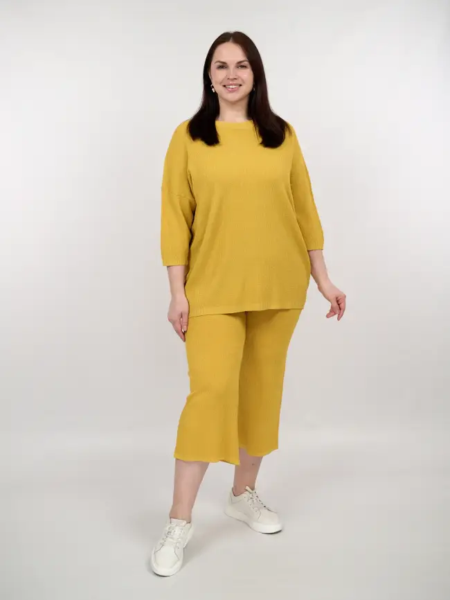 Кюлоты трикотажные облегченные ЭттоПлюс 2137 Размер 50-58 фото 5