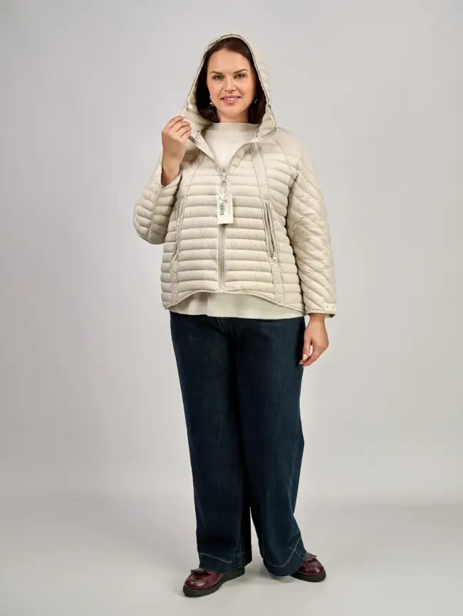 Куртка пуховая легкая 8184 Размер 48-58 фото 33