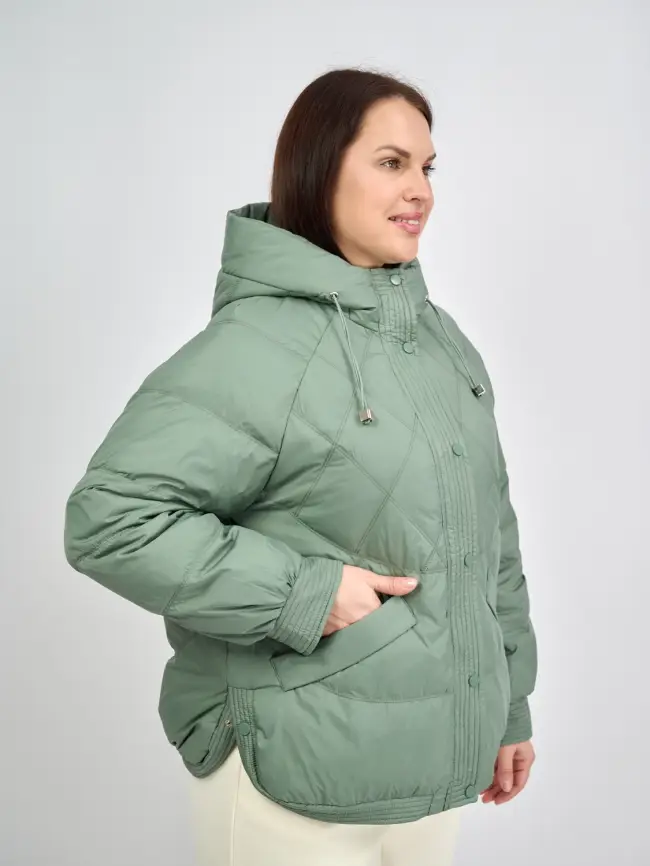 Пуховая куртка ЭттоПлюс 2553 Размер 48-54 фото 61