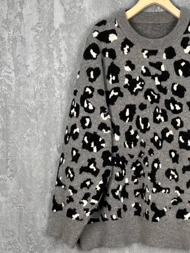 Джемпер Леопард 50-58 58258 фото 5