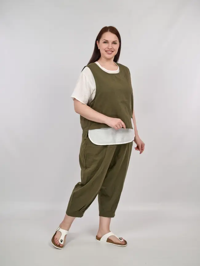 Костюм тройка 1832 Размер 50-56 фото 5