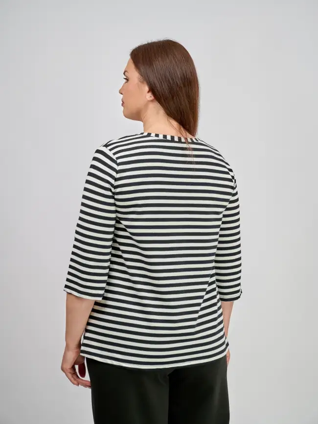 Лонгслив тельняшка ЭттоПлюс 33492 Размеры 52-58 фото 7