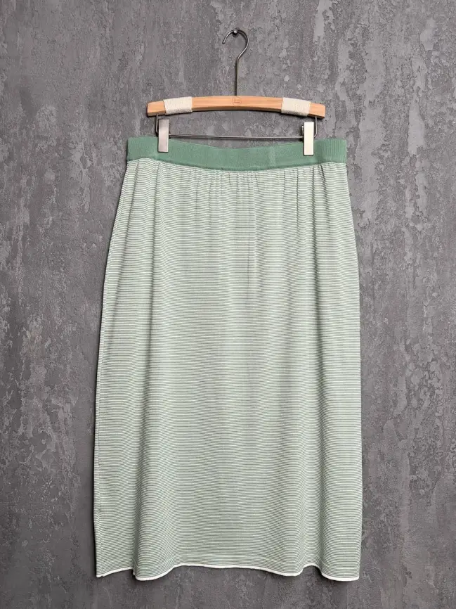 Юбка в полоску ЭттоПлюс 25416 Размер 54-58 фото 9