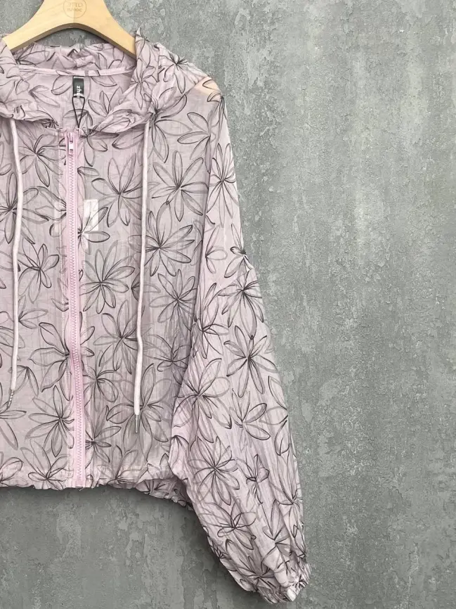 Ветровка-пыльник на молнии 9182 Размер 50-58 фото 8