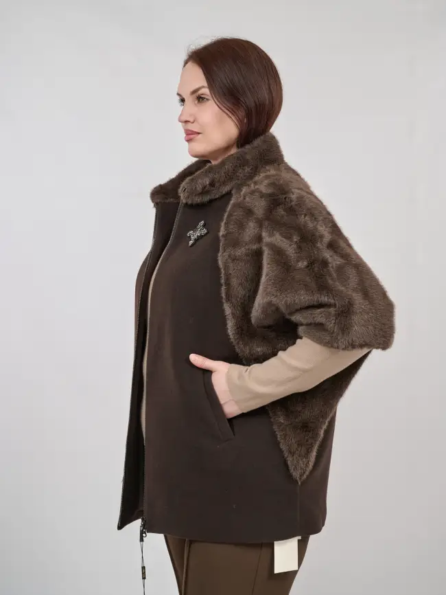 Пальто 30405 Размеры 48-64 фото 7