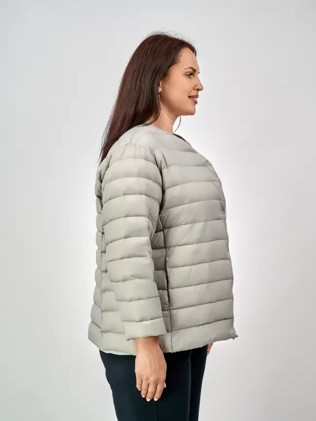 Легкая пуховая куртка 8802 Размер 46-56 фото 29