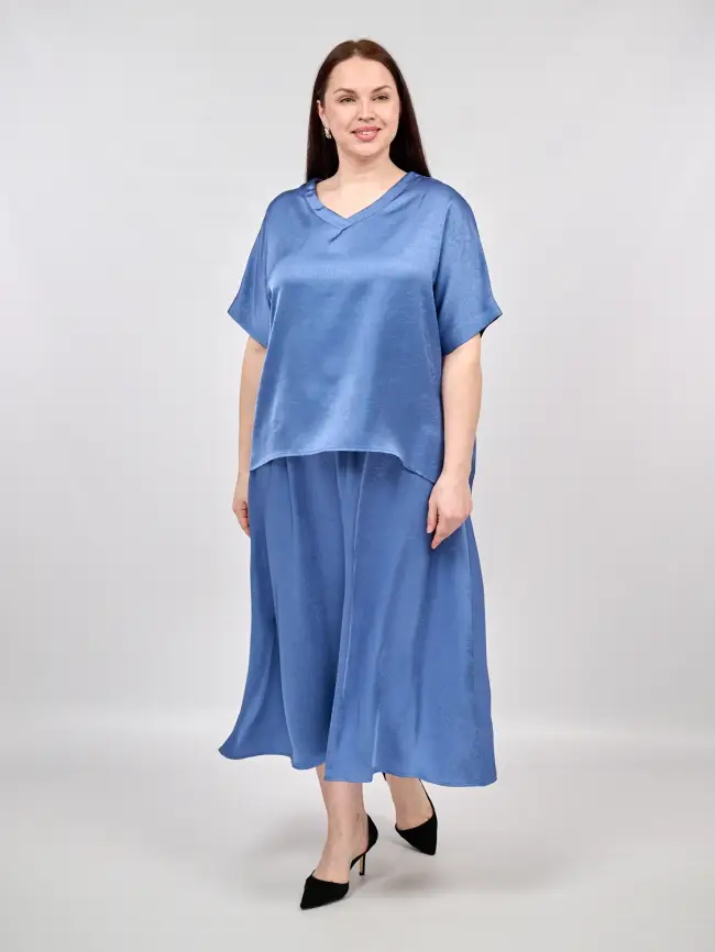 Юбка ЭттоПлюс 1001-1 Размеры 52-58 фото 12