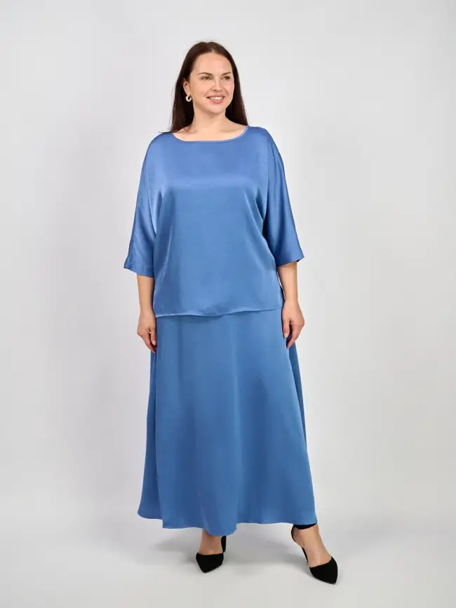 Юбка ЭттоПлюс 1001-2 Размеры 52-58 фото 14