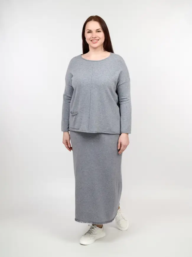 Джемпер ЭттоПлюс 1235 Размер 48-56 фото 48