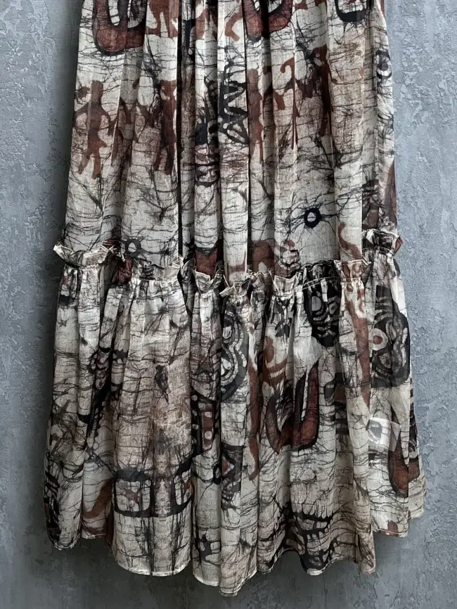 Сарафан летний 1438 Размер 48-56 (шоколад) фото 6