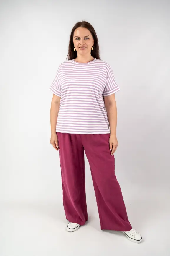 Футболка в полоску ЭттоПлюс 010-1 Размер 50-58 фото 40