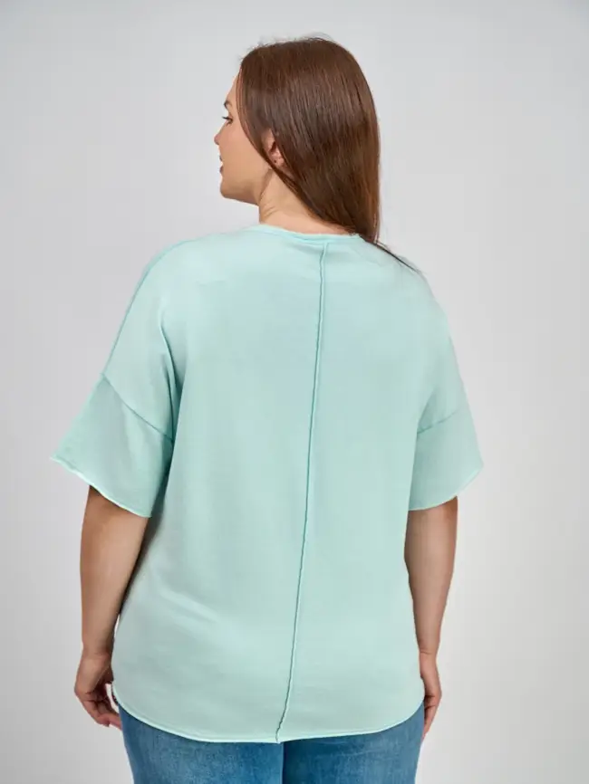 Футболка Сердце 6001 Италия Размер 50-58 фото 22