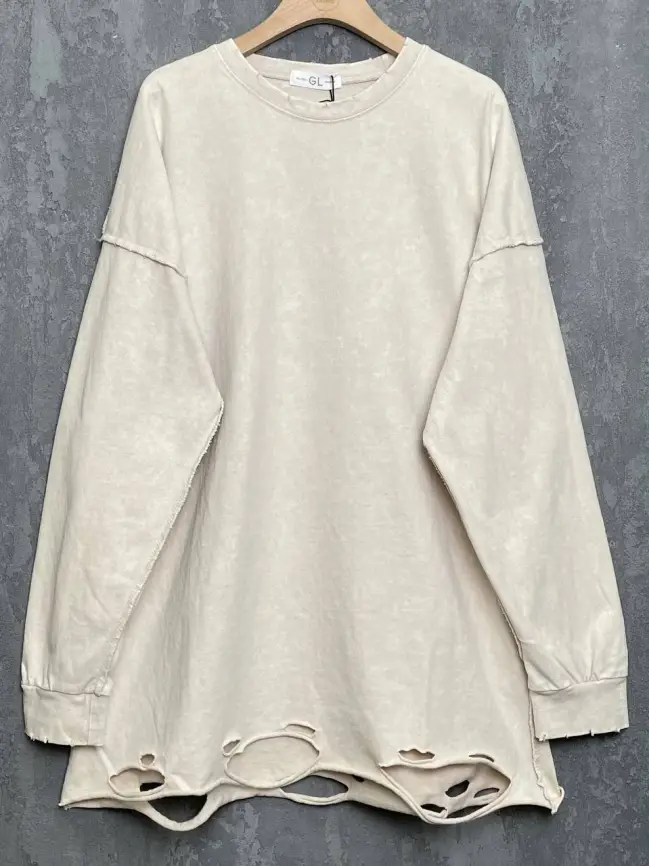 Лонгслив рваный 9938 Размер 50-56 фото 2