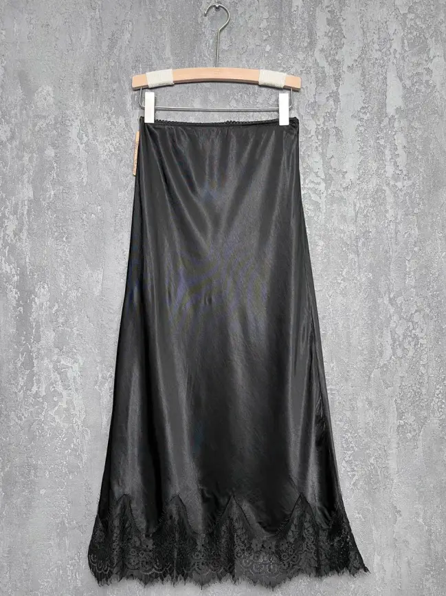 Юбка с кружевом 6292 Италия Размер 46-54 фото 11