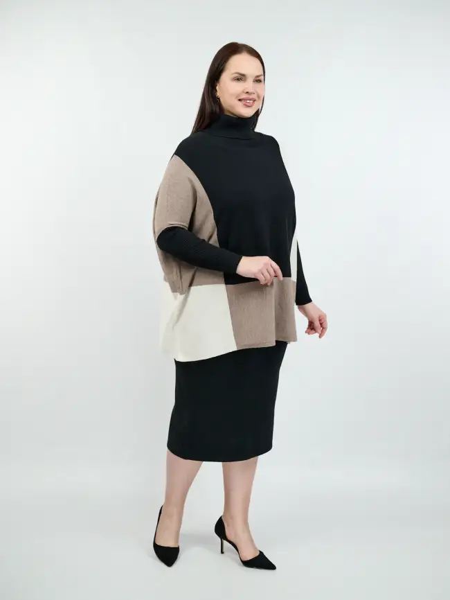 Юбка-карандаш ЭттоПлюс 272 Размер 50-54 фото 7