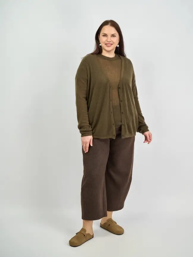 Джемпер-Кардиган 1854 Размер 50-58 фото 5