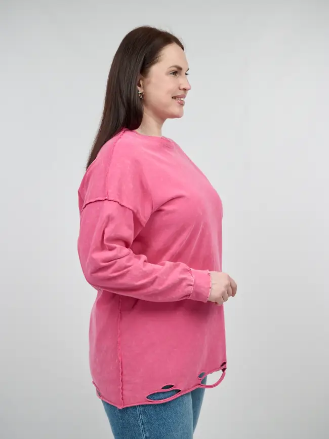 Лонгслив рваный 9938 Размер 50-56 фото 36