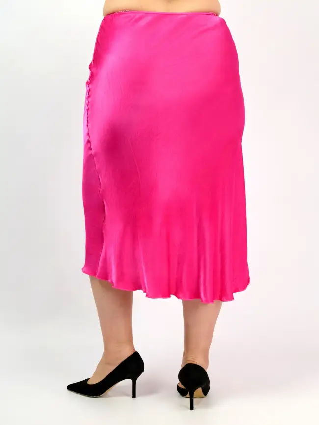 Юбка атлас 9298-1 Размер 48-56 фото 45