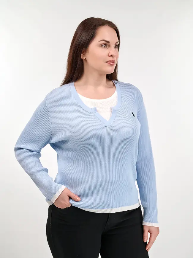 Джемпер 8251 Размер 48-58 фото 46