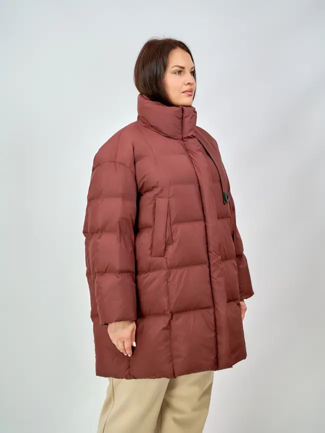 Пуховик 1359 Размер 52-58 фото 3