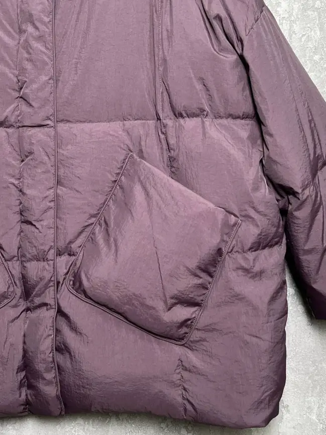 Пуховик женский с шарфом 8358 Размер 50-58 фото 111