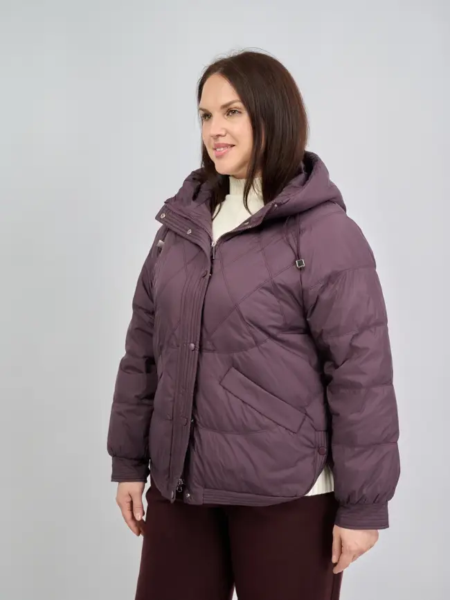 Пуховая куртка ЭттоПлюс 2553 Размер 48-54 фото 23